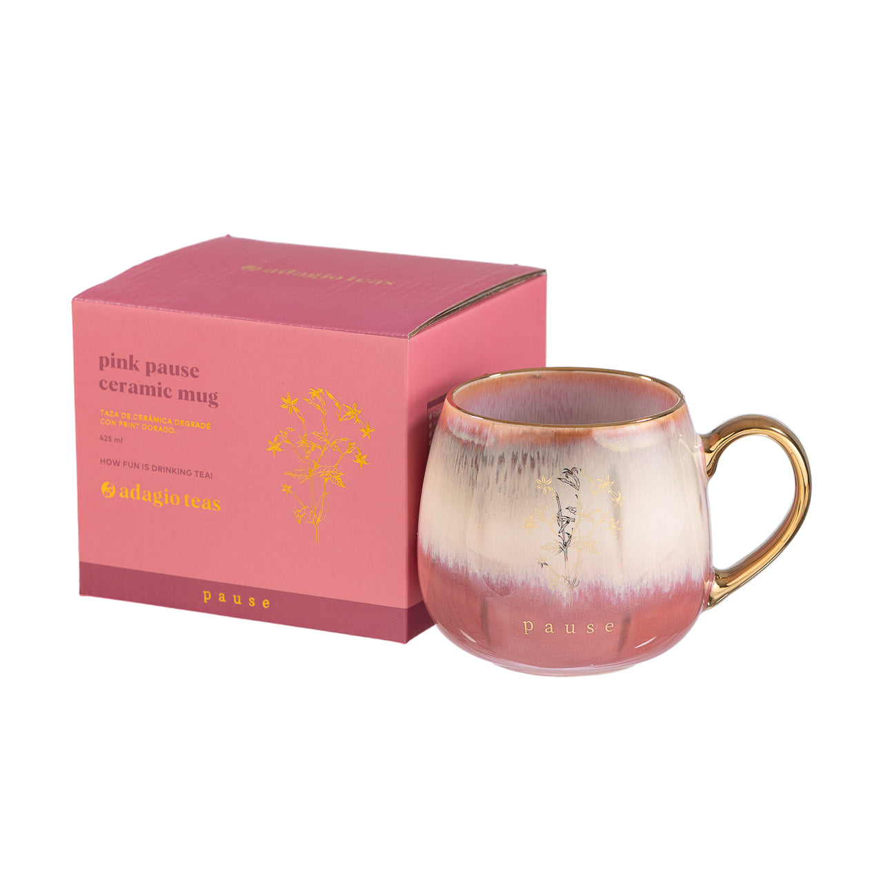 Taza Cerámica Pink Pause