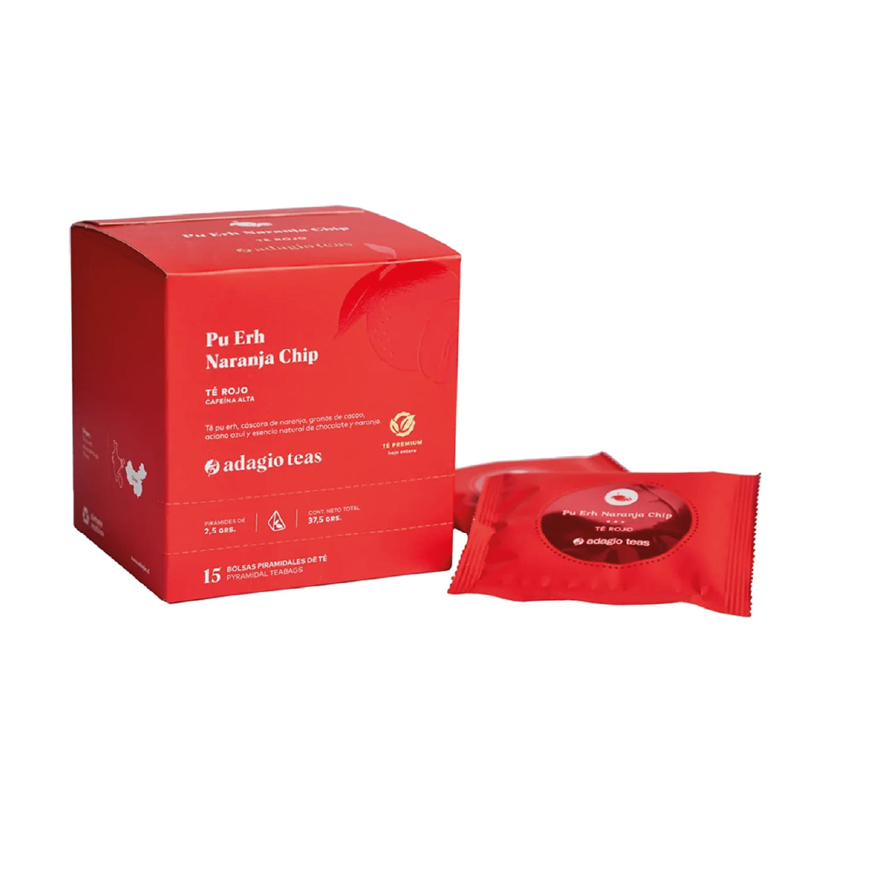 Caja 15 teabags Pu Erh Naranja Chip
