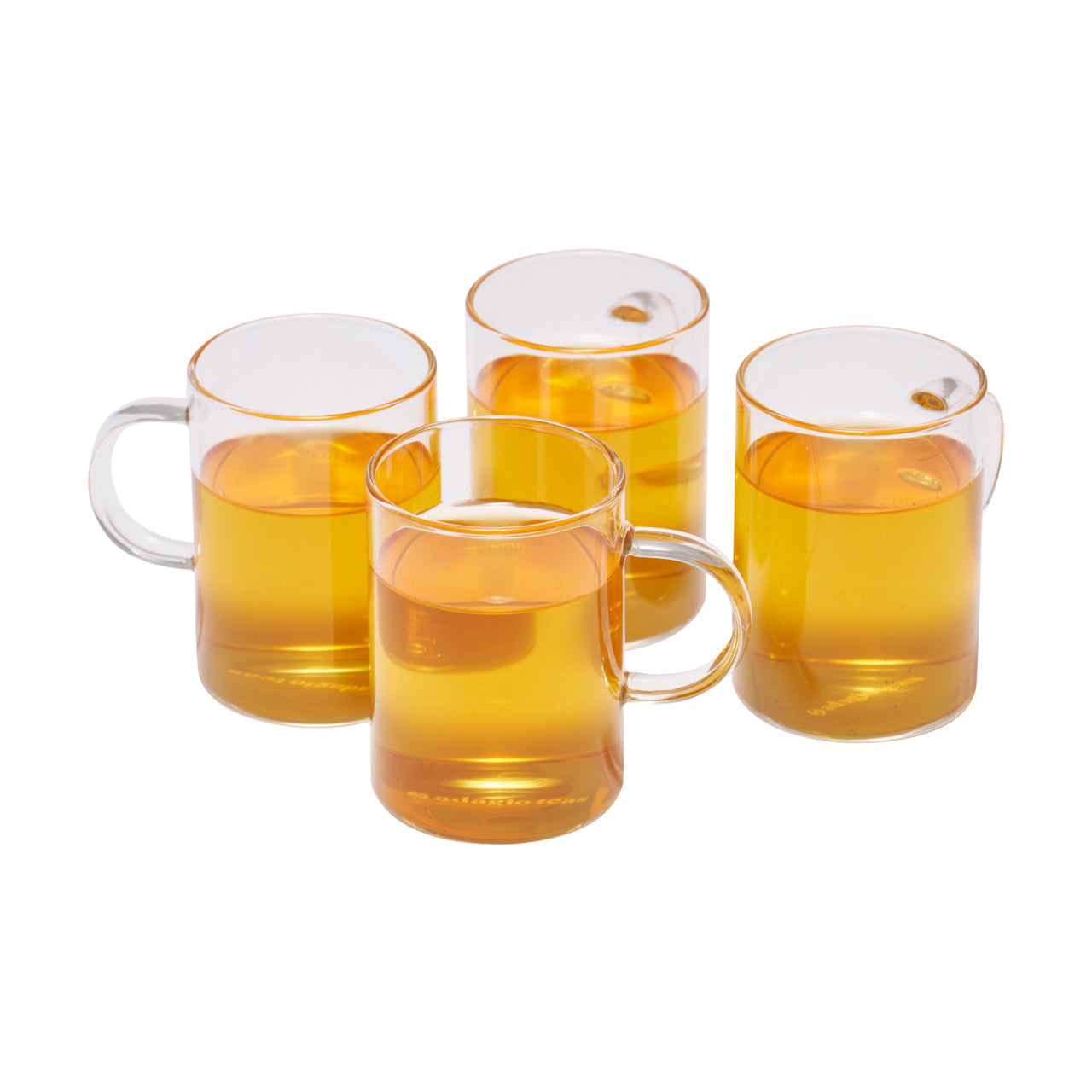 Pack 4 tazas-mugs de Vidrio
