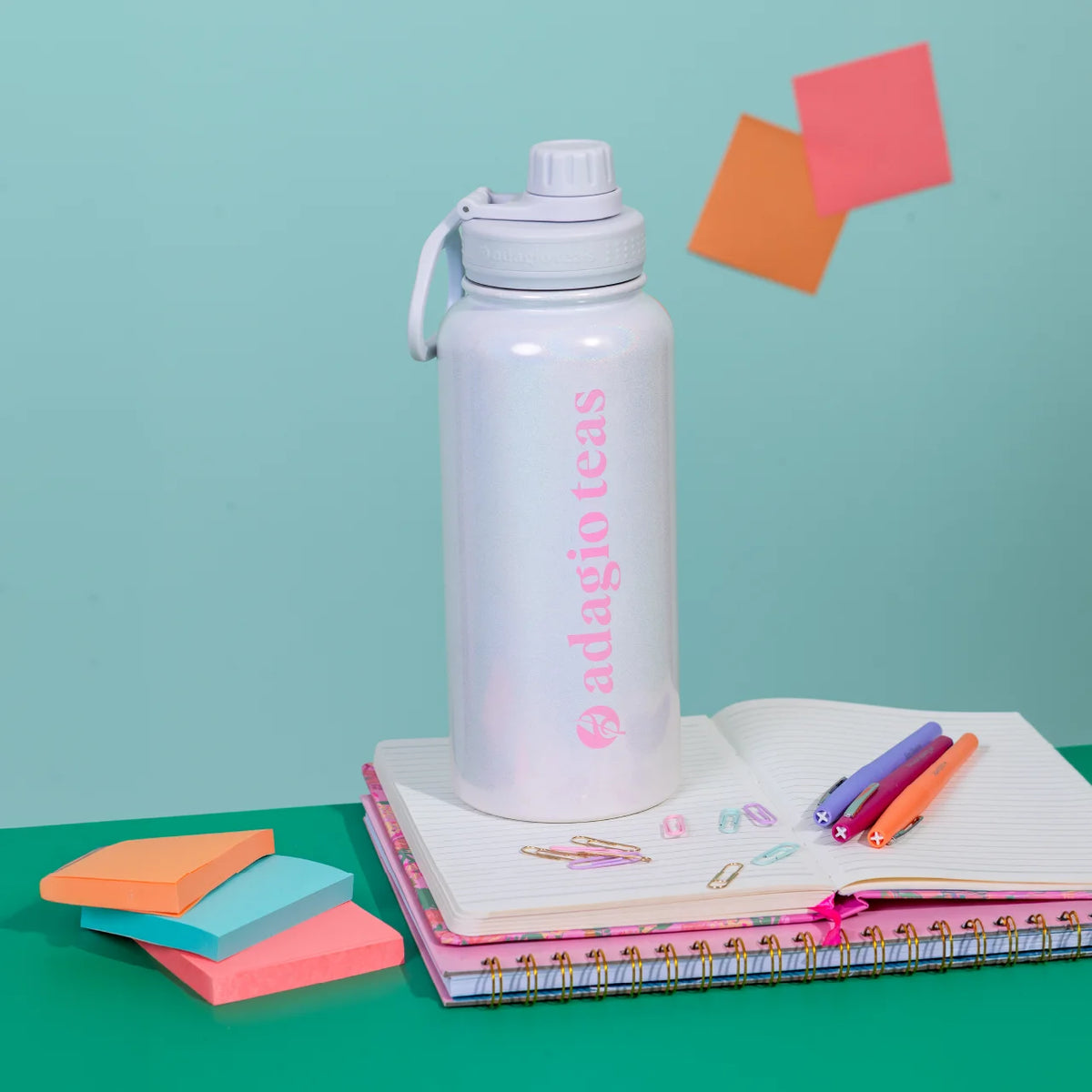 Botella Blanca Glitter 950 ml