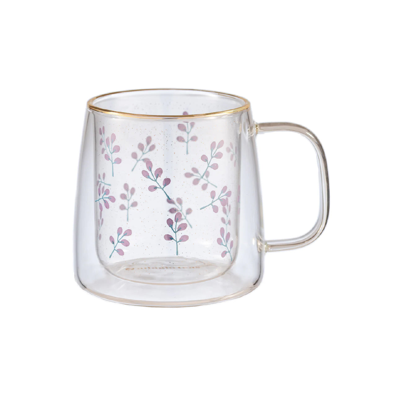 Taza Doble Vidrio Windy Lilac Plants
