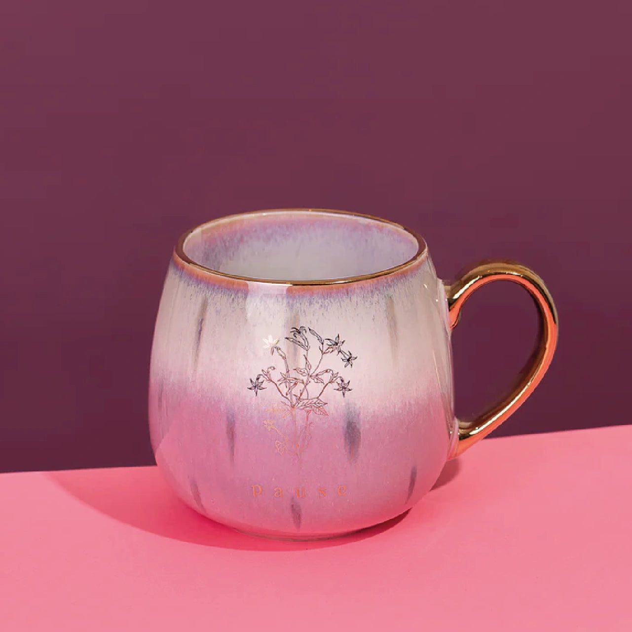 Taza Cerámica Pink Pause