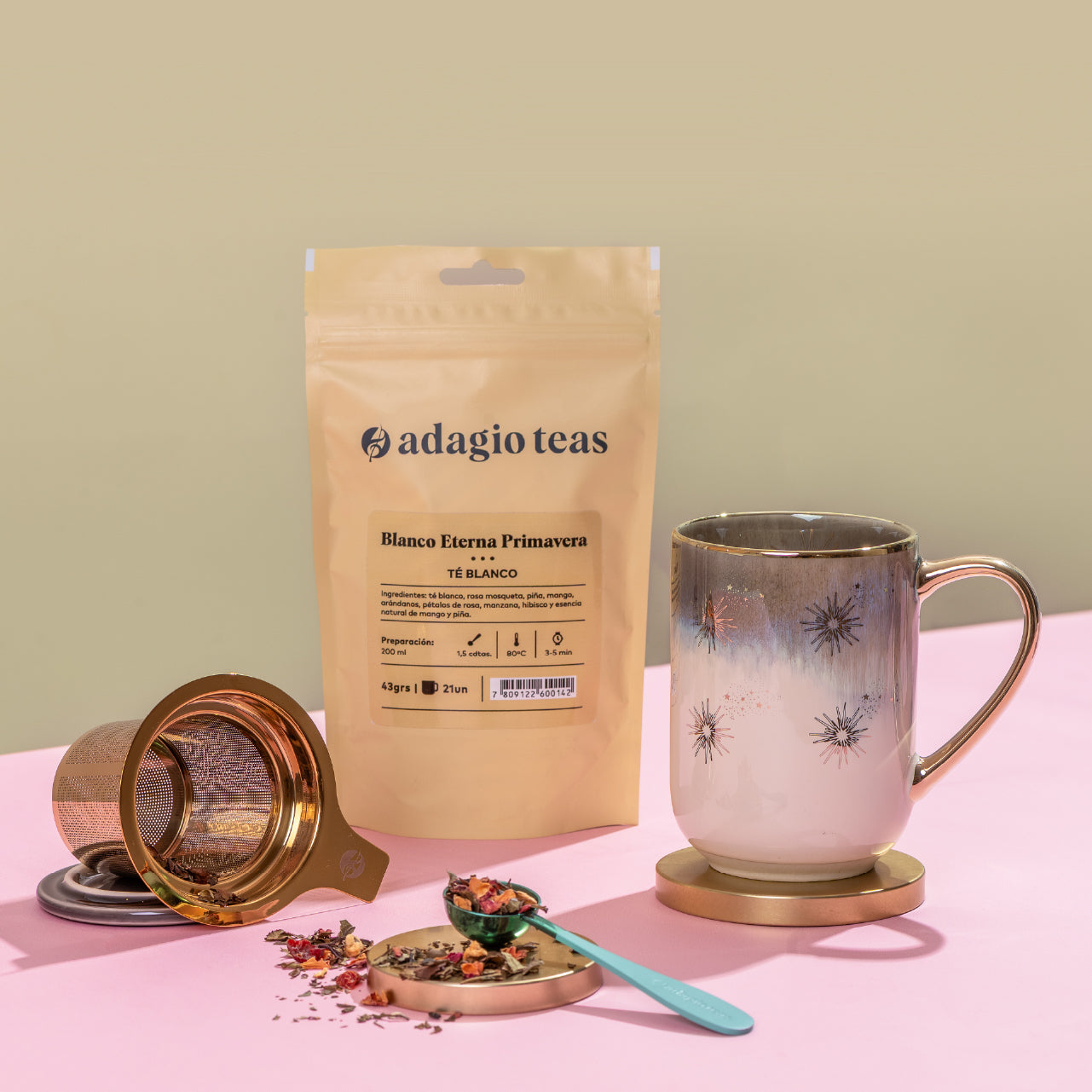 Mug Bhoro Cerámica Azul