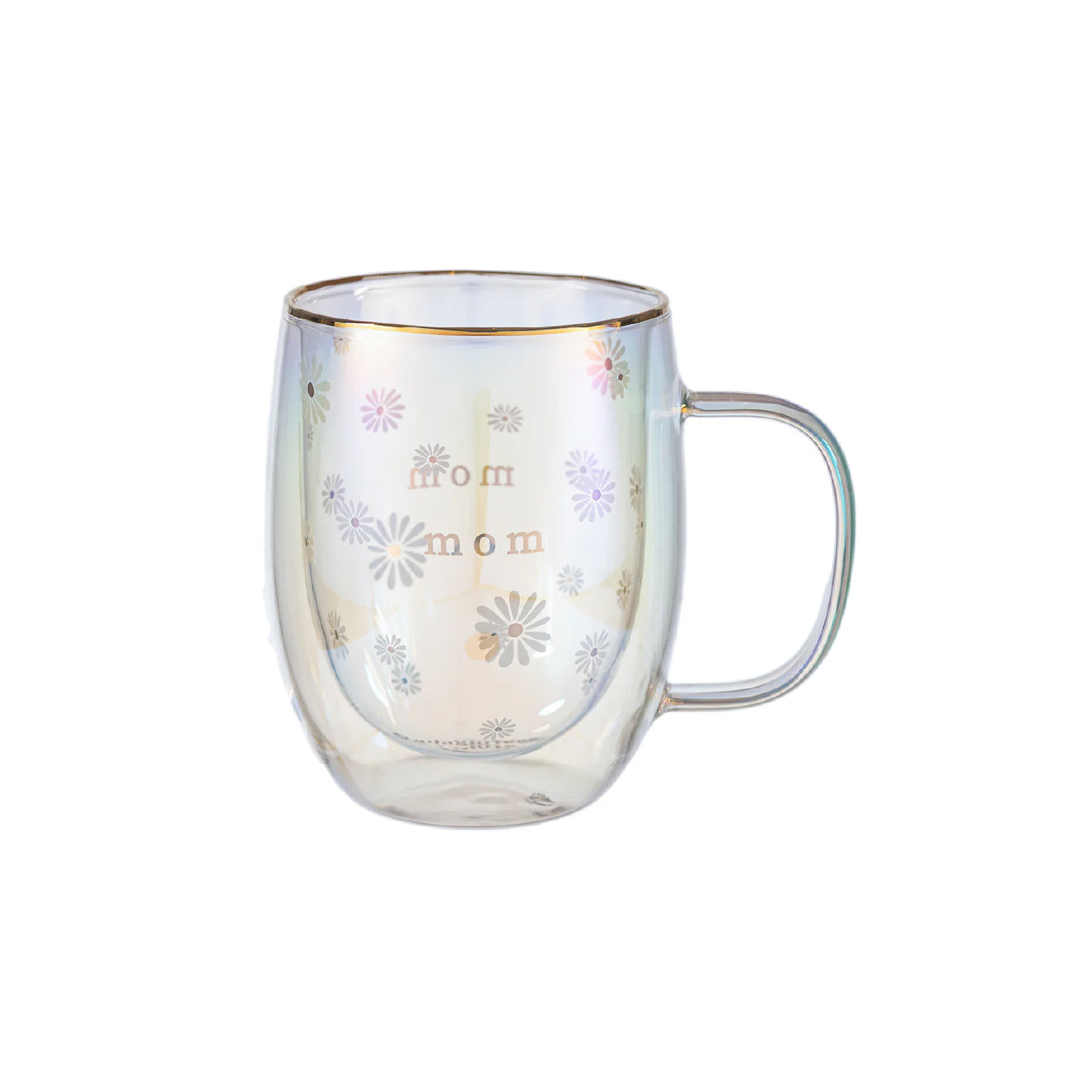 Taza Doble Vidrio Mom