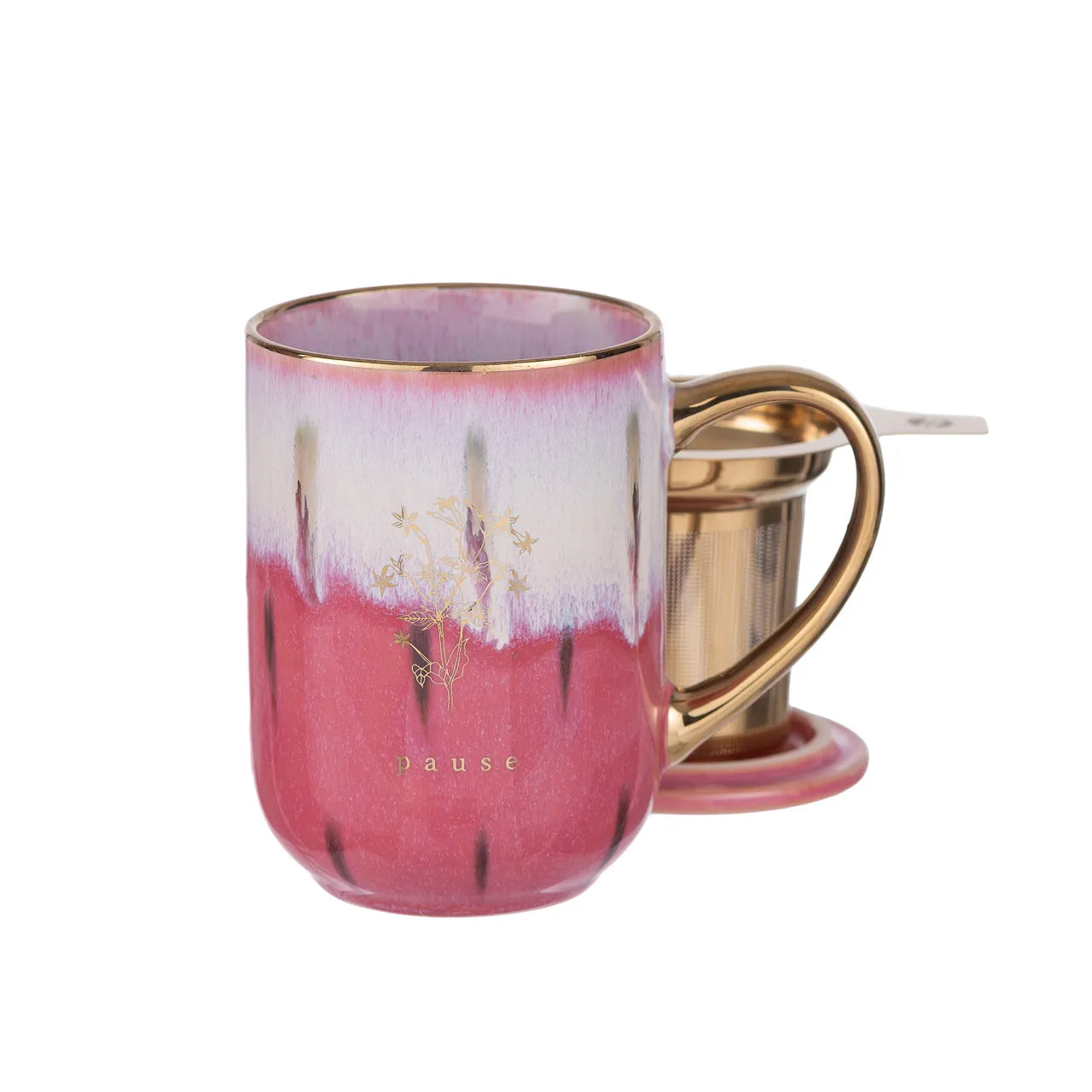 Mug Bhoro Cerámica Pink Pause