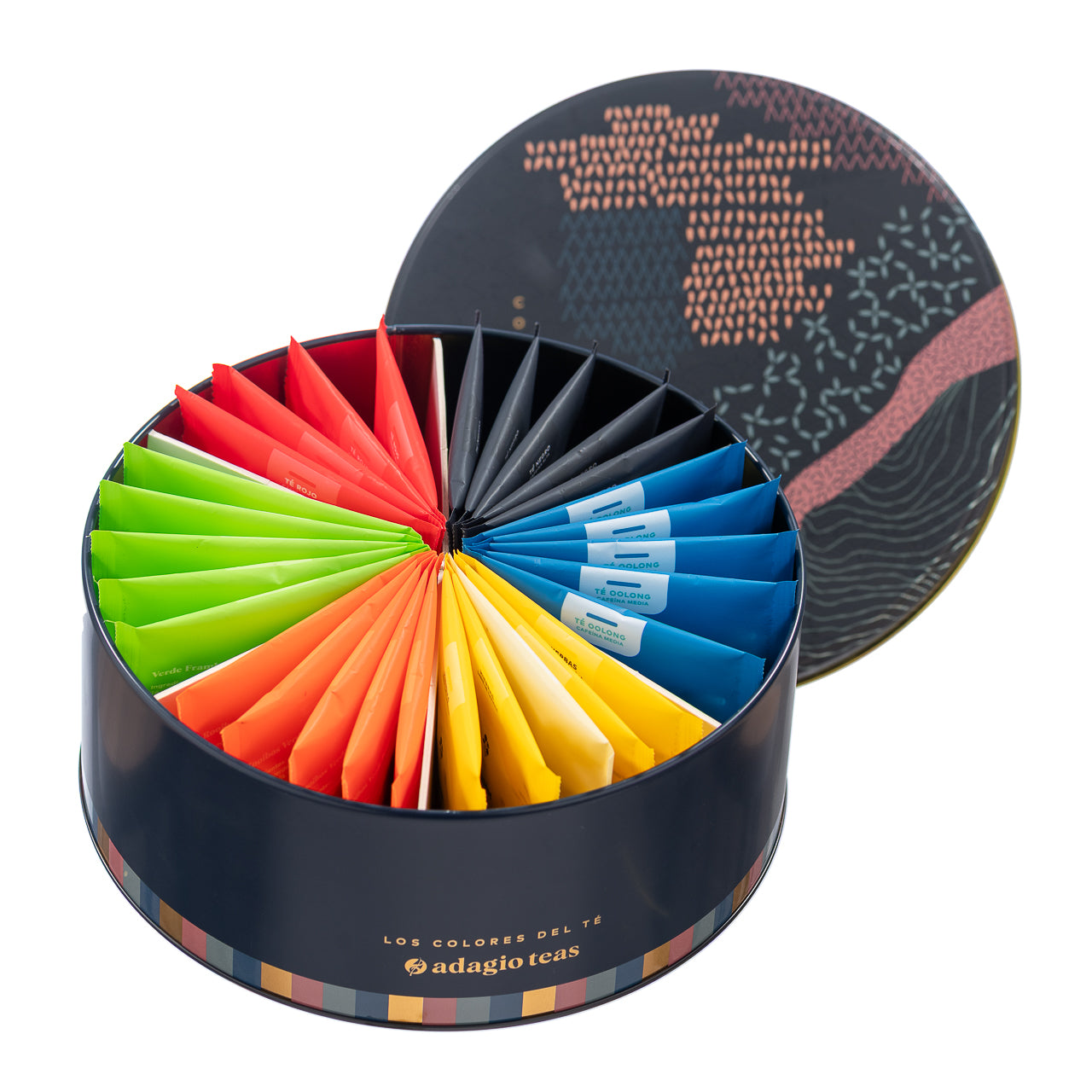 Caja Redonda 30 Teabags Colores del Té