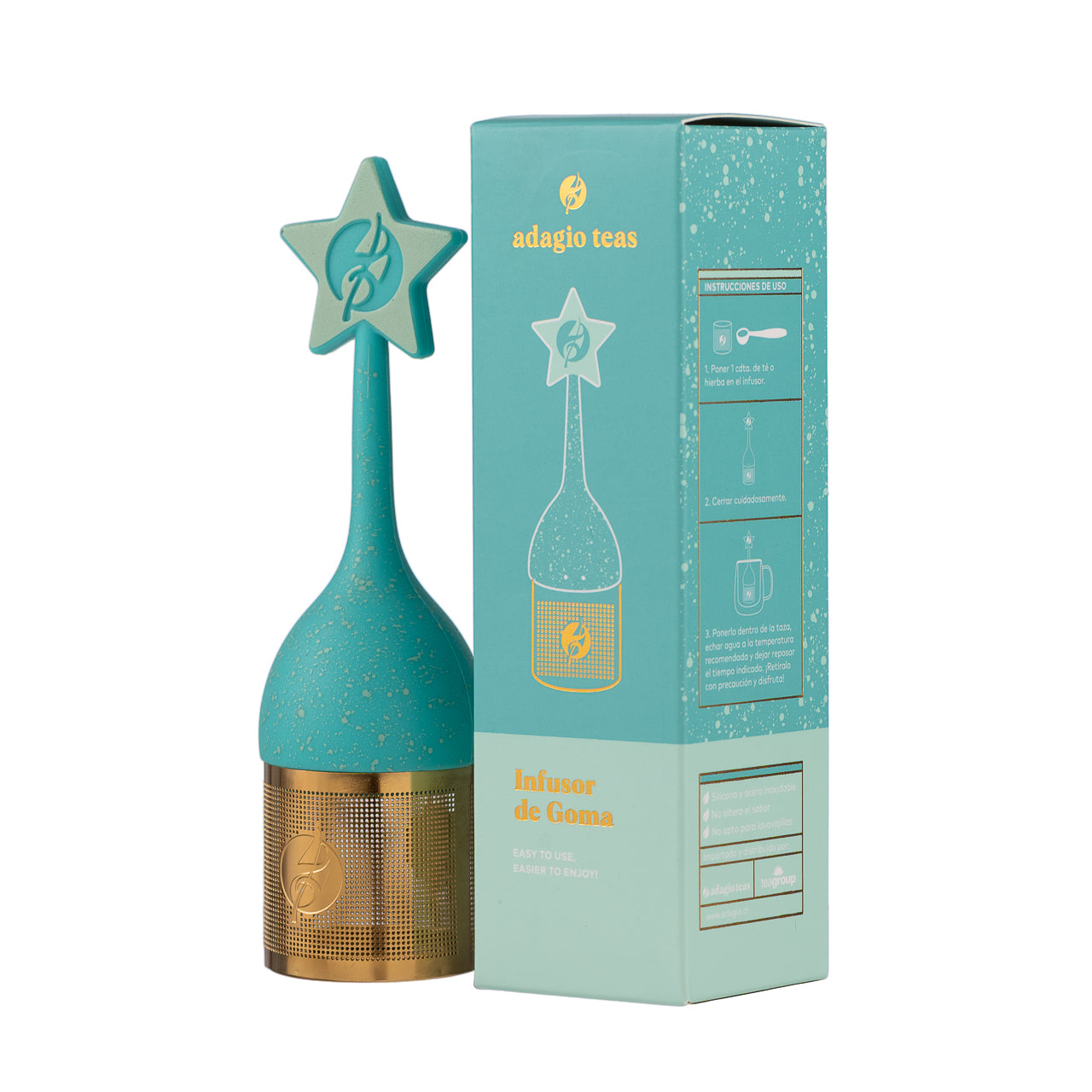 Infusor de Goma Estrella Menta