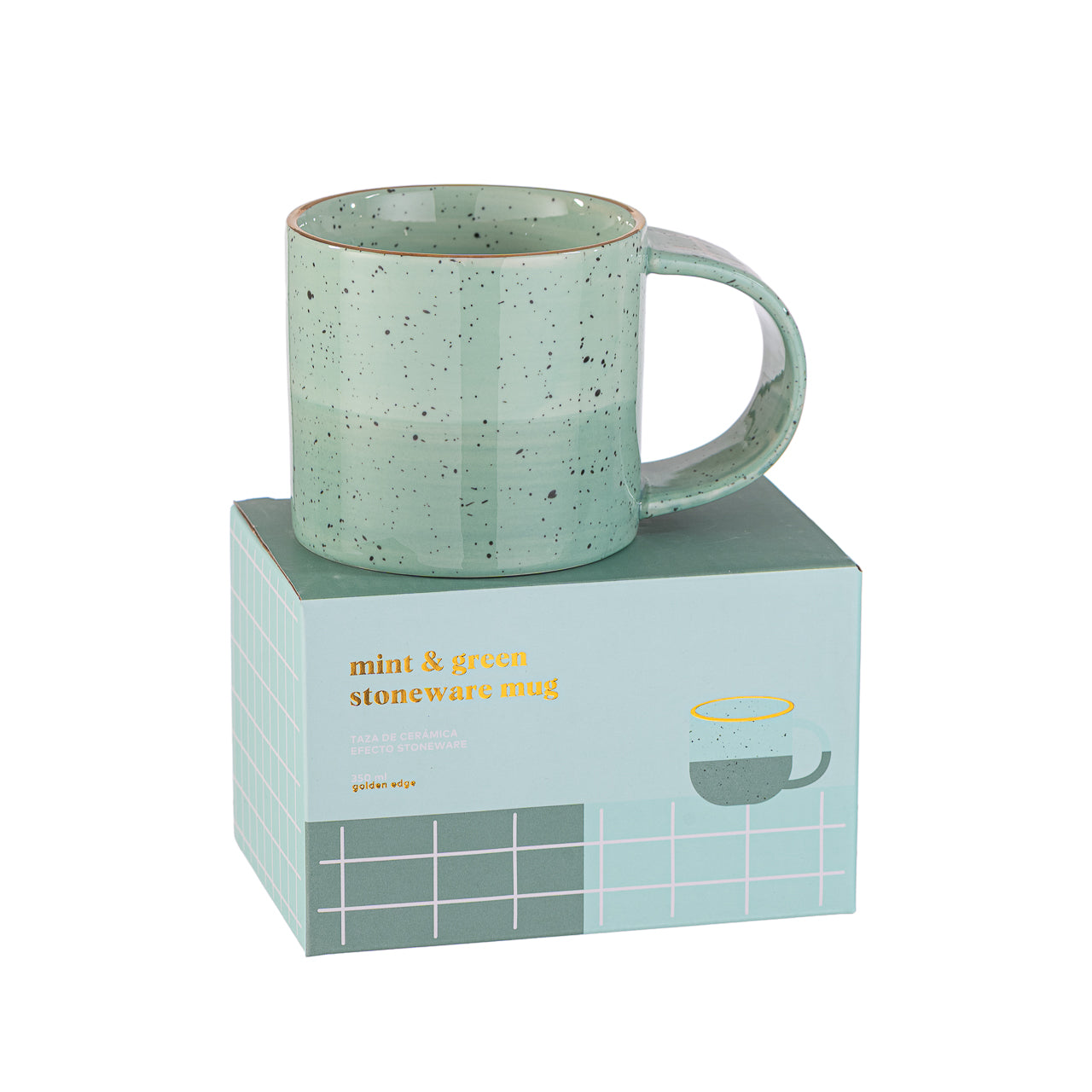 Taza Cerámica Mint & Green