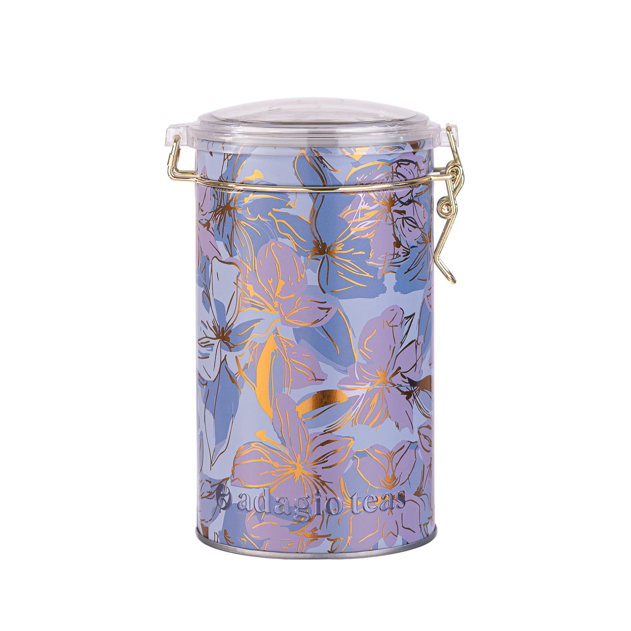 Tarro Grande Blue Flowers