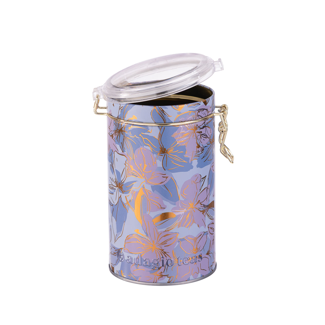 Tarro Grande Blue Flowers