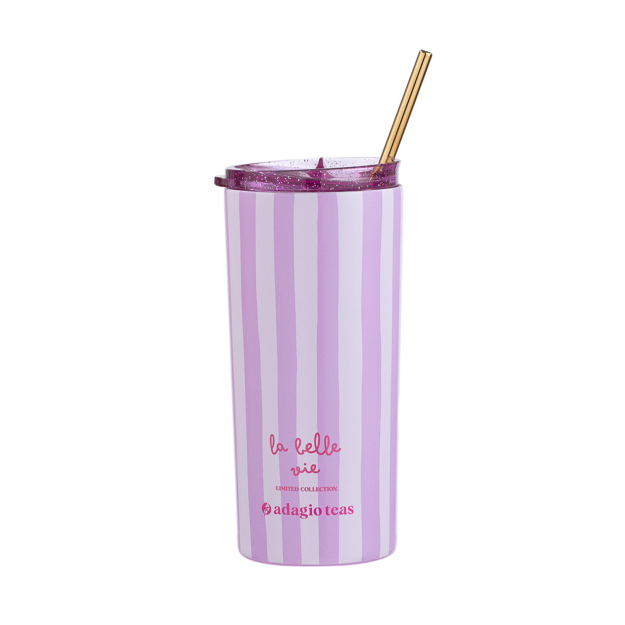 Tumbler Lineas Rosado