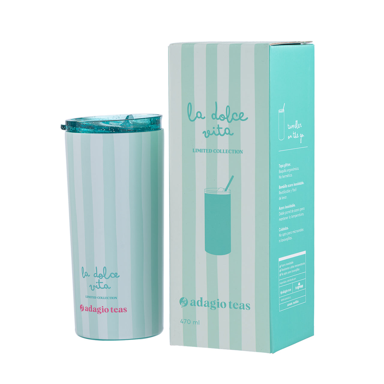 Tumbler Lineas Verde