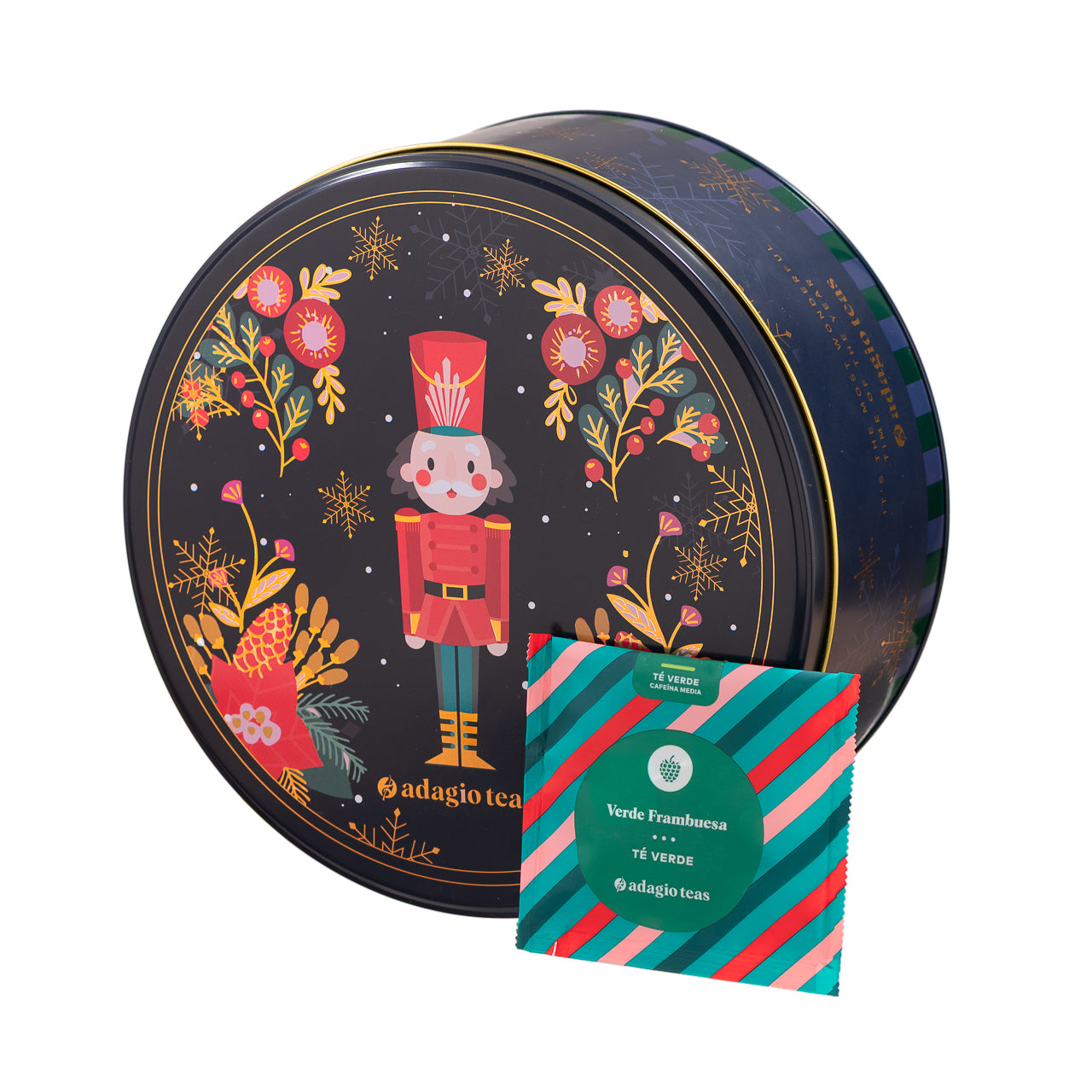 Caja Redonda 36 Teabags Navidad