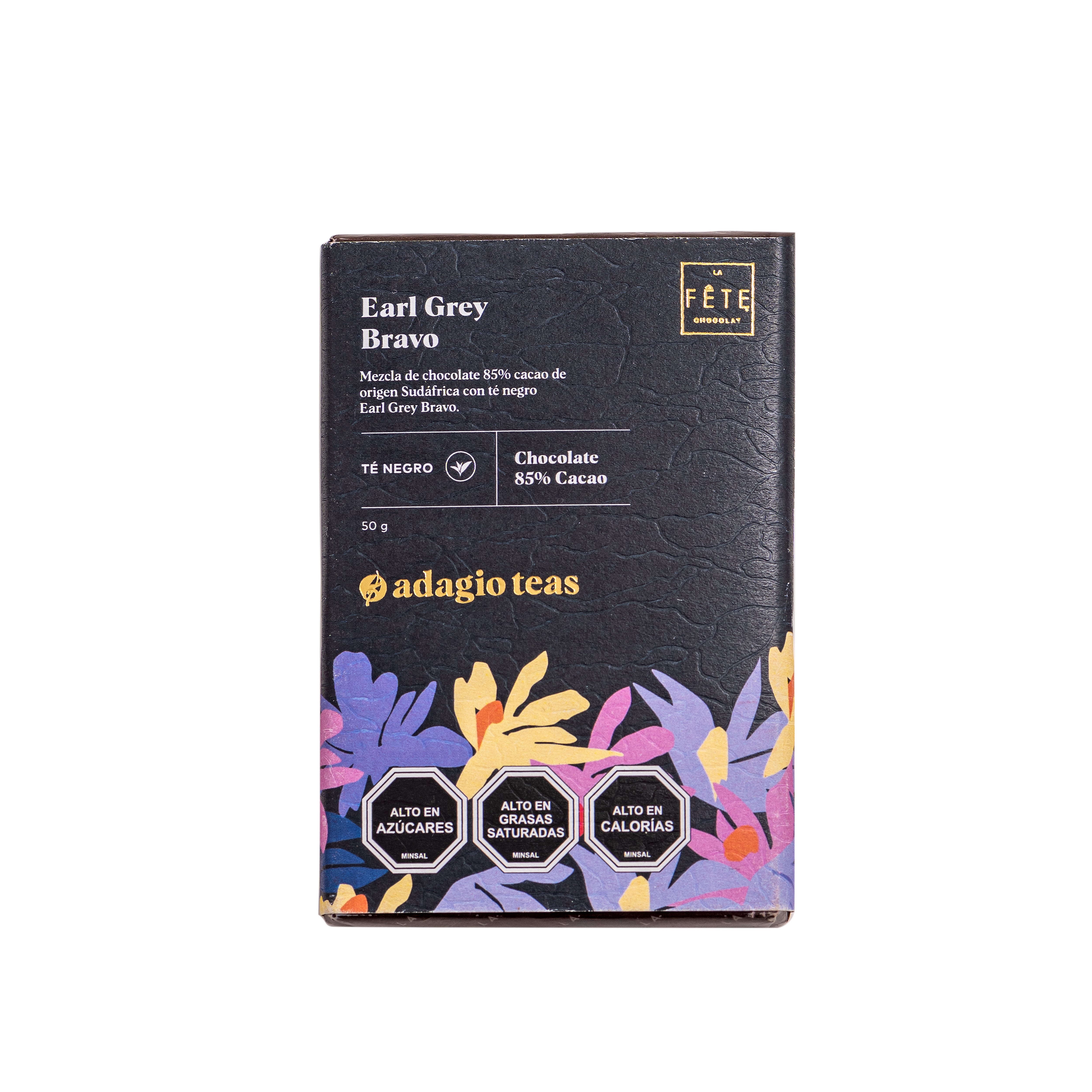Chocolate 85% Cacao con Earl Grey Bravo