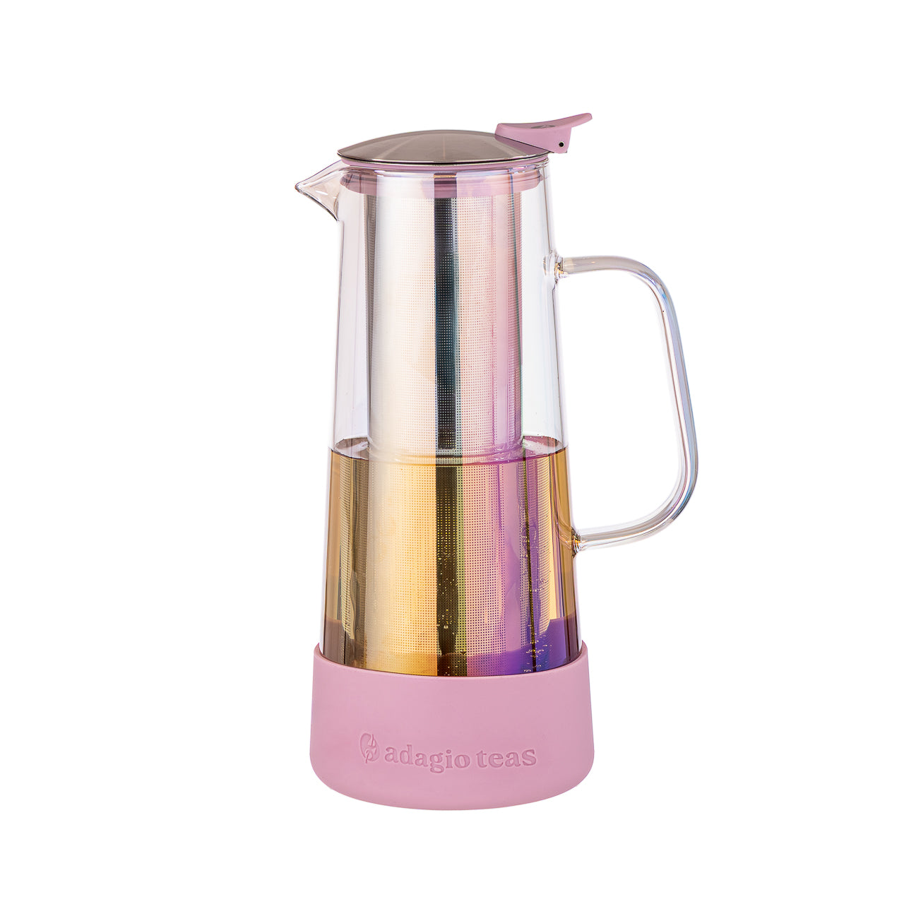 Silicone Tea Maker Pink 1.3 L