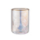 Vaso Doble Vidrio Matcha Iridescent