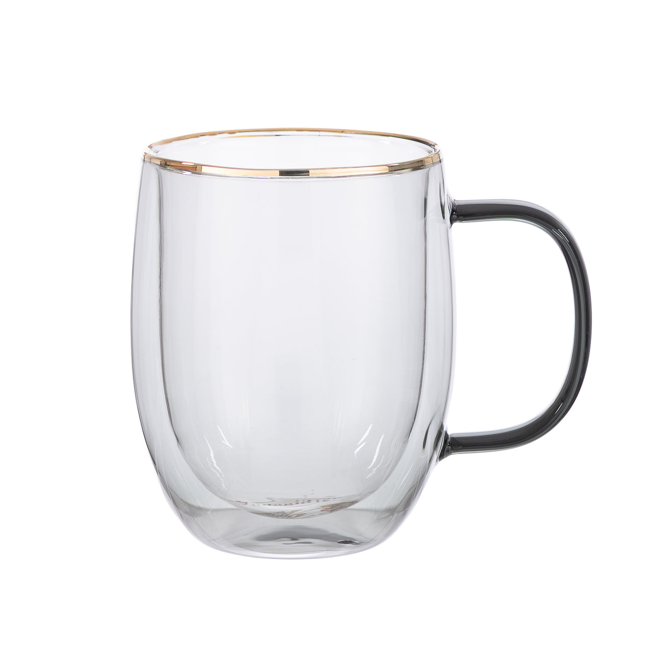 Taza Doble Vidrio Black