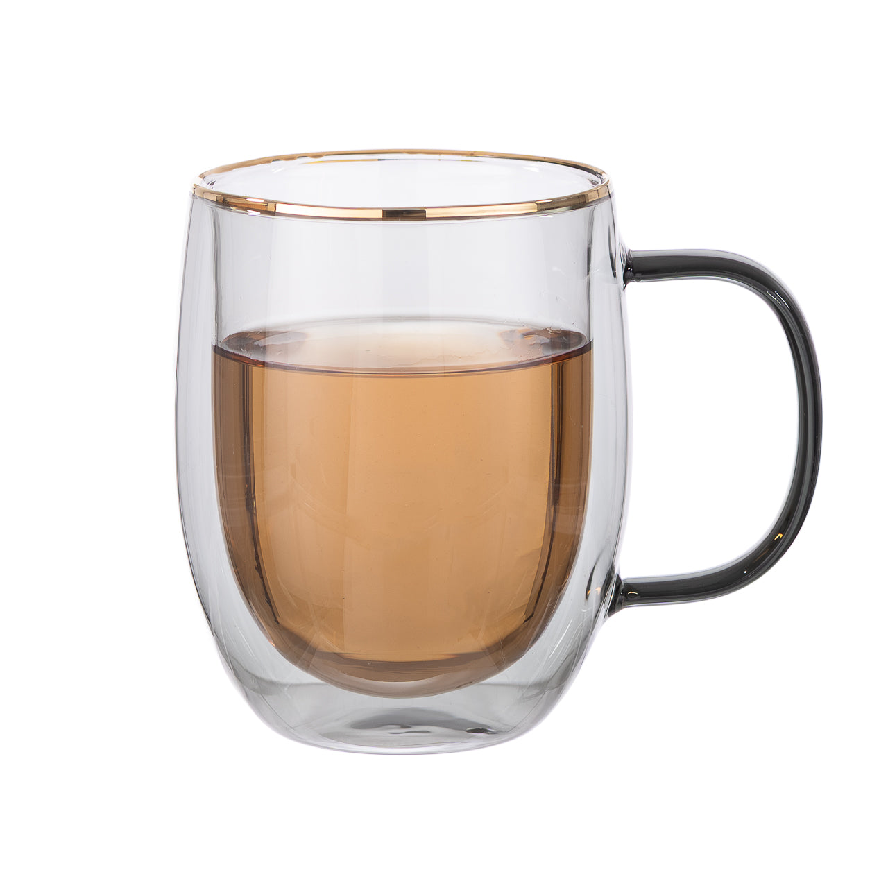 Taza Doble Vidrio Black