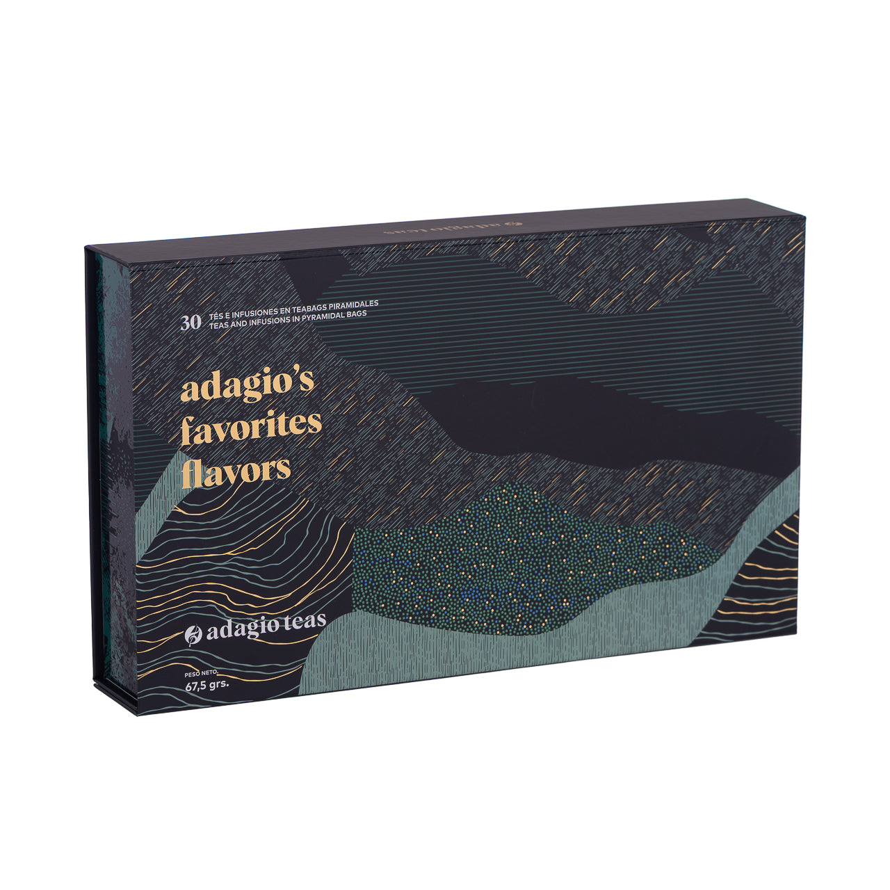 Pack Imán 30 Teabags Favorites Negro