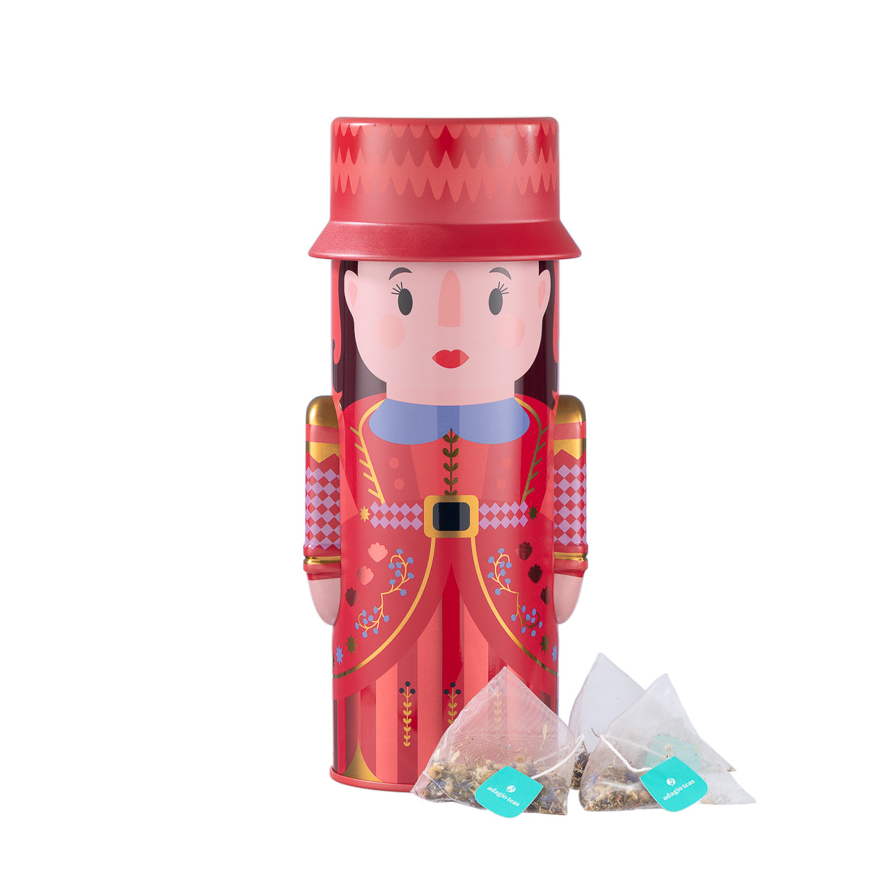 Tin Nutcracker Buenas Noches 24 Teabags