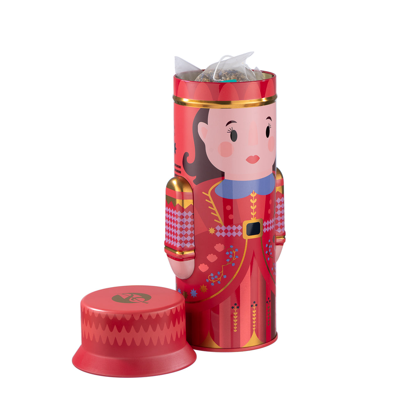 Tin Nutcracker Buenas Noches 24 Teabags