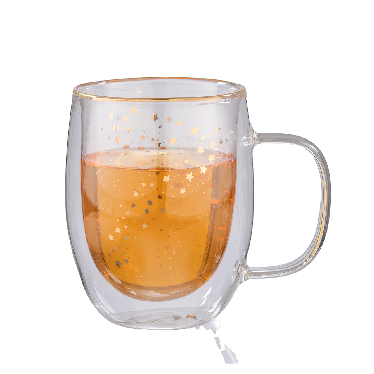 Taza Doble Vidrio Star Splash