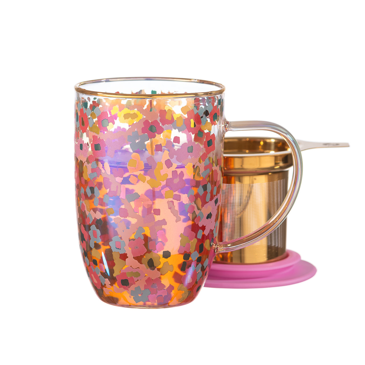 Mug Bhoro Color Flowers Iridescent