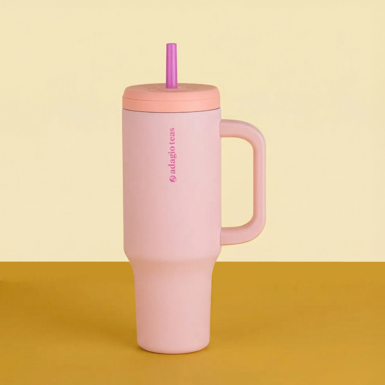 Straw Tumbler Rosado