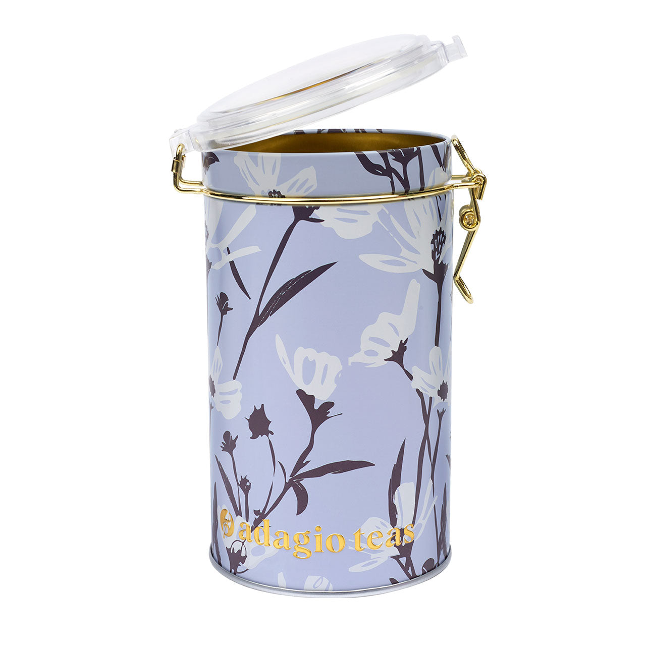 Tarro Grande Flowers Blue & White