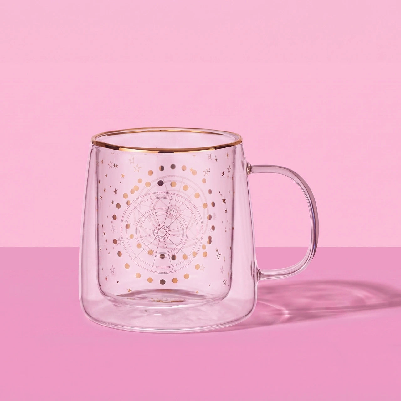 Taza Doble Vidrio Astrology