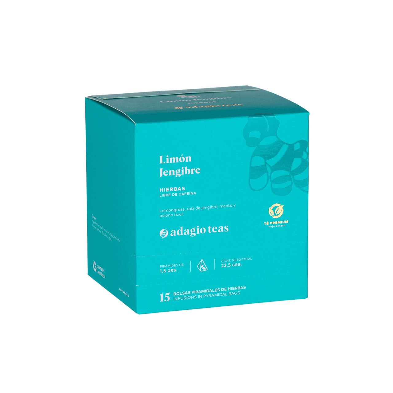 Caja 15 teabags Limón Jengibre