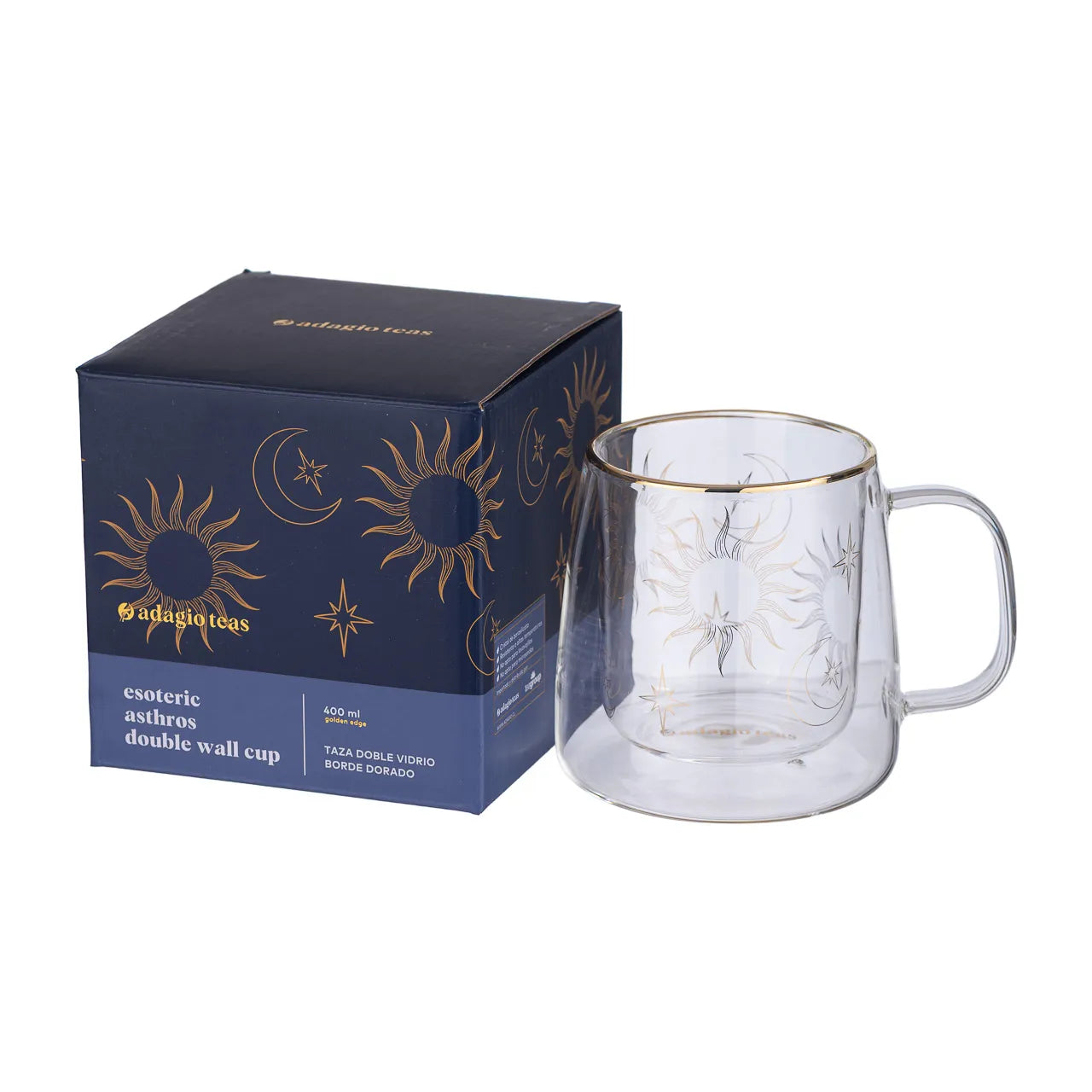 Taza Doble Vidrio Esoteric