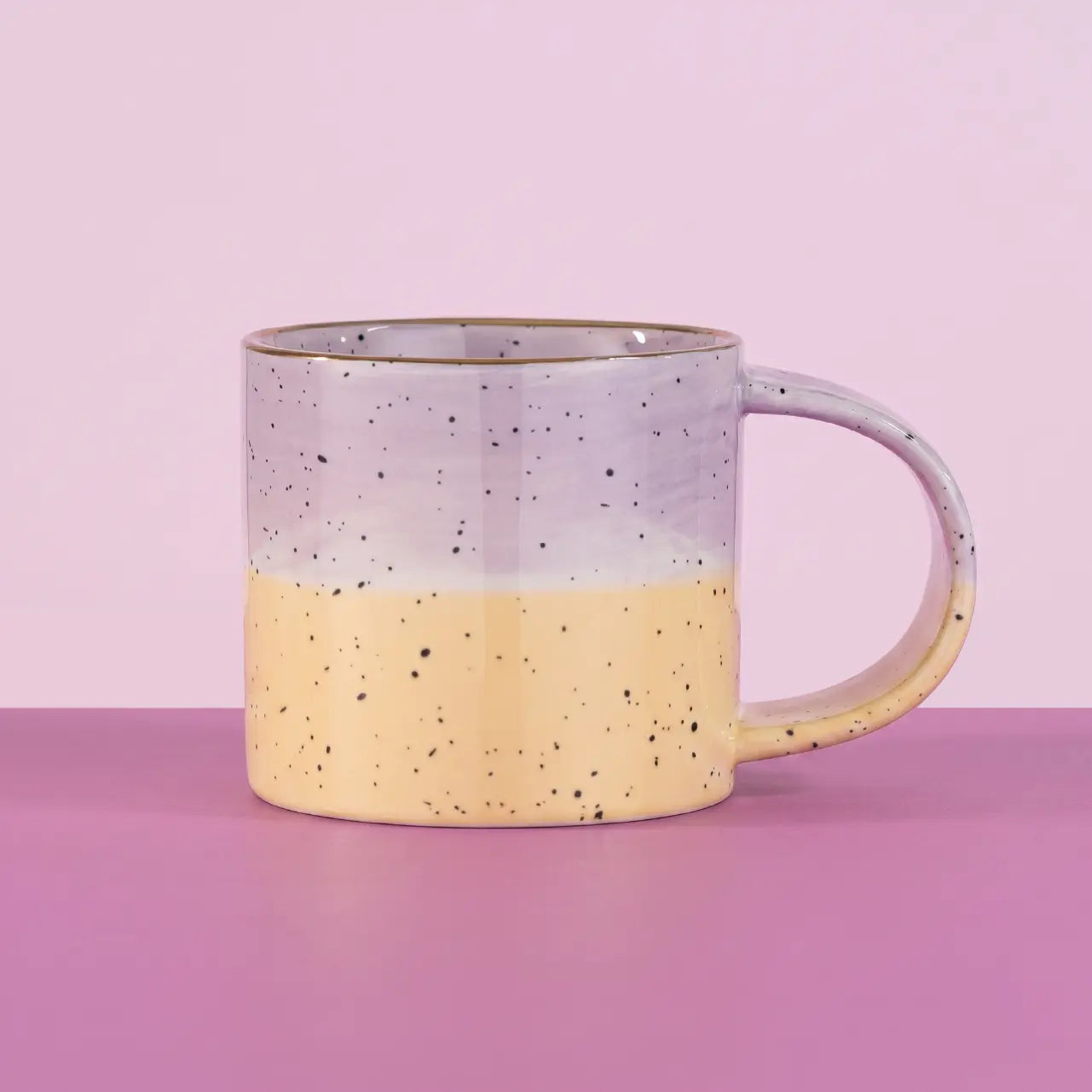 Taza Cerámica Lilac & Yellow