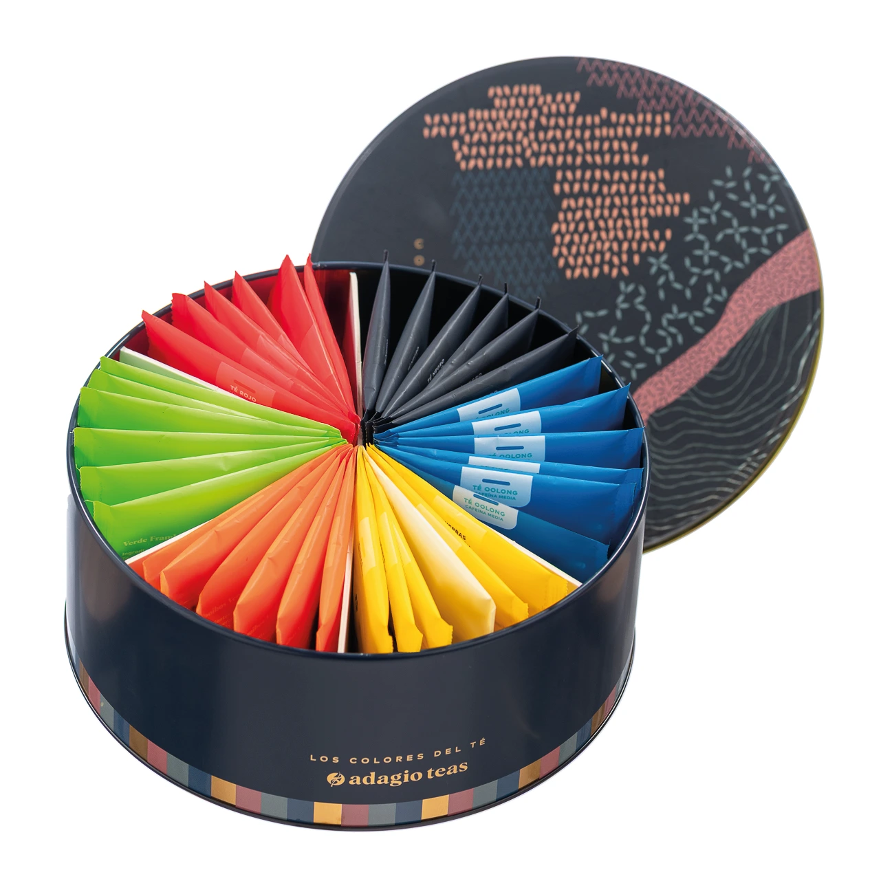 Caja Redonda 36 Teabags Colores del Té