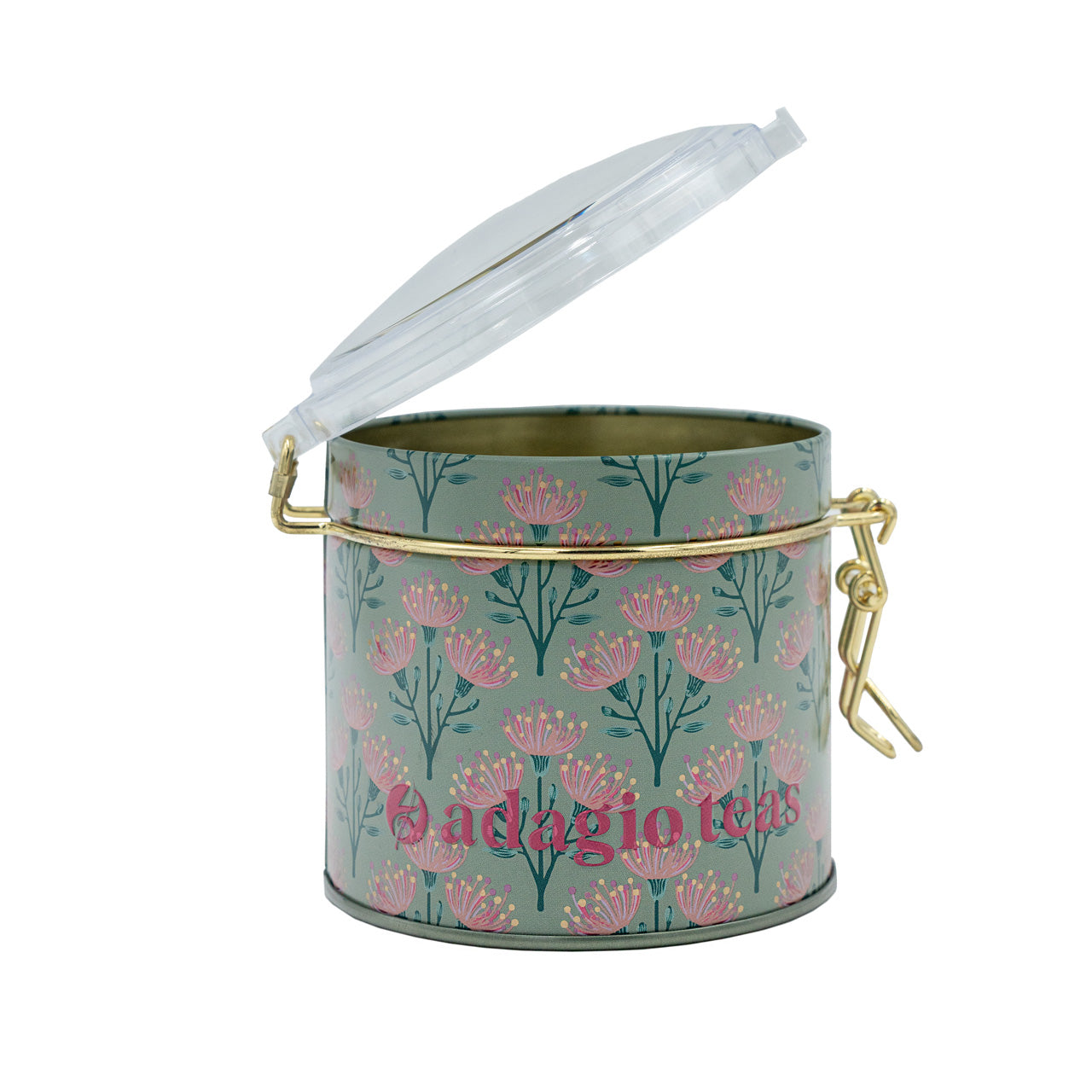 Tarro Chico Green Flowers