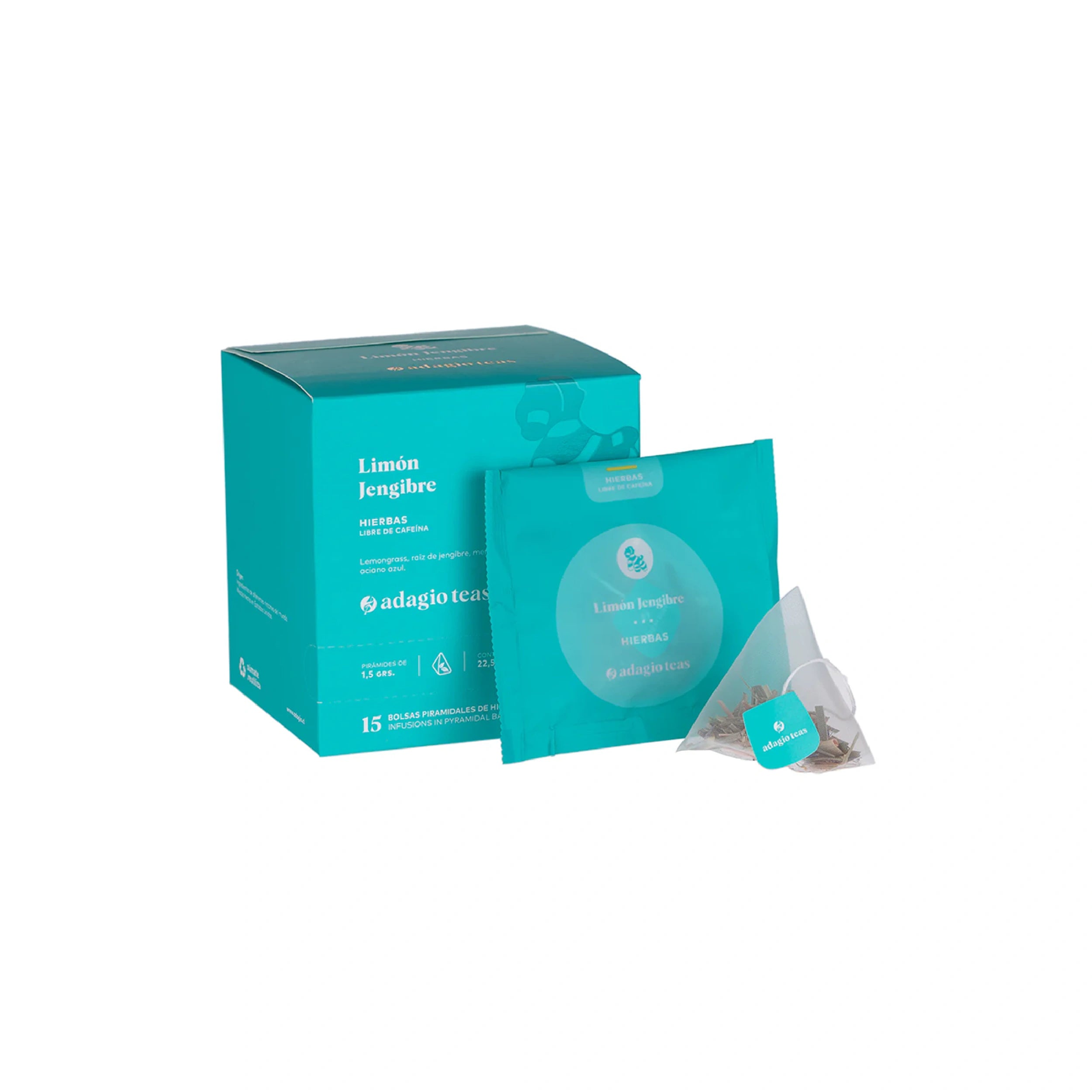 Caja 15 teabags Limón Jengibre