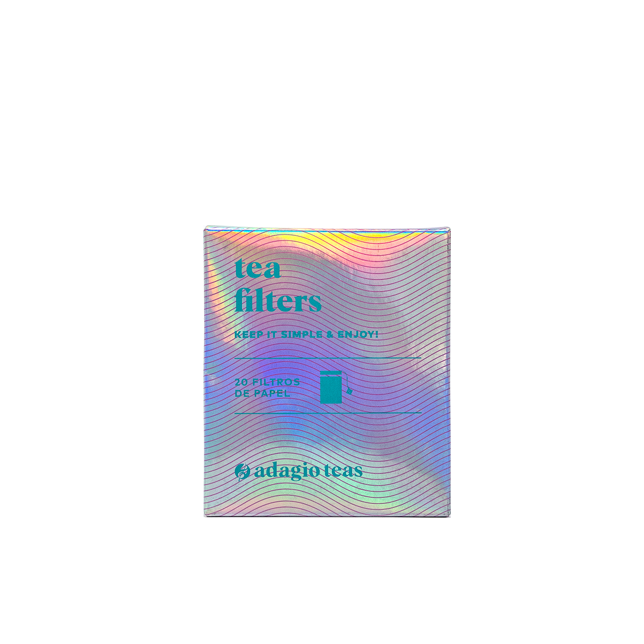 Filtros De Papel Iridescent Mediano