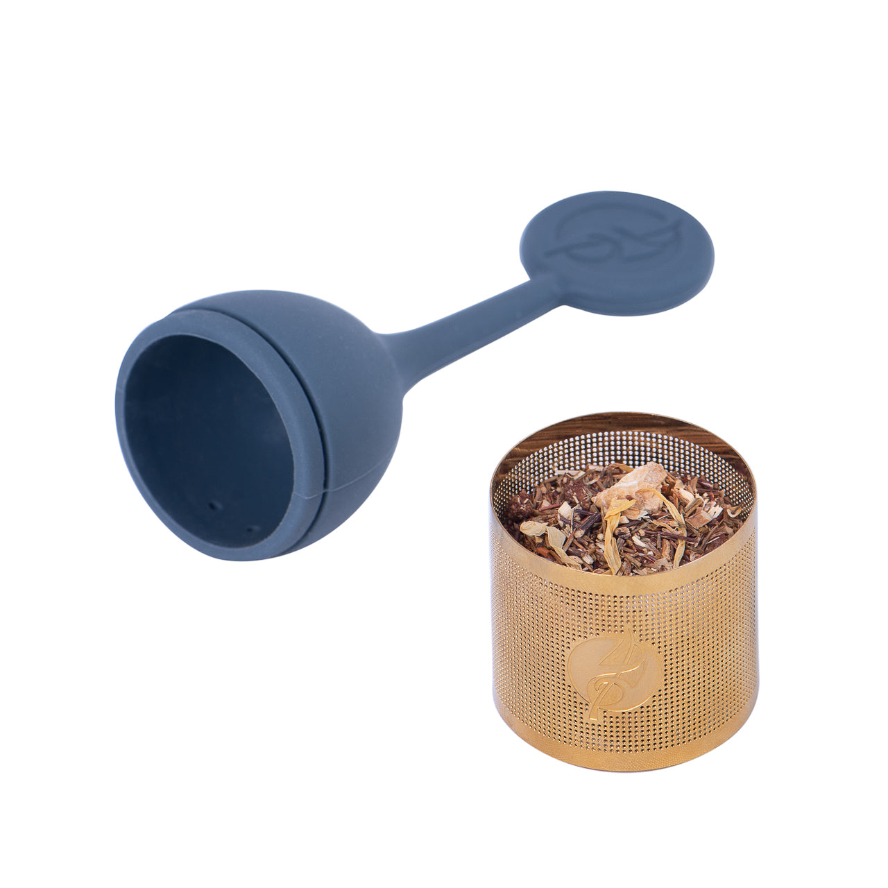 Infusor de Goma Redondo Azul Marino