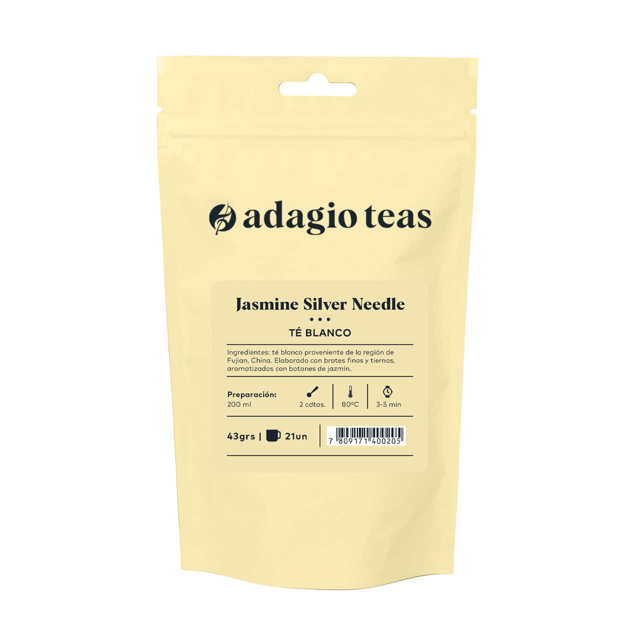 Jasmine Silver Needle Hebra