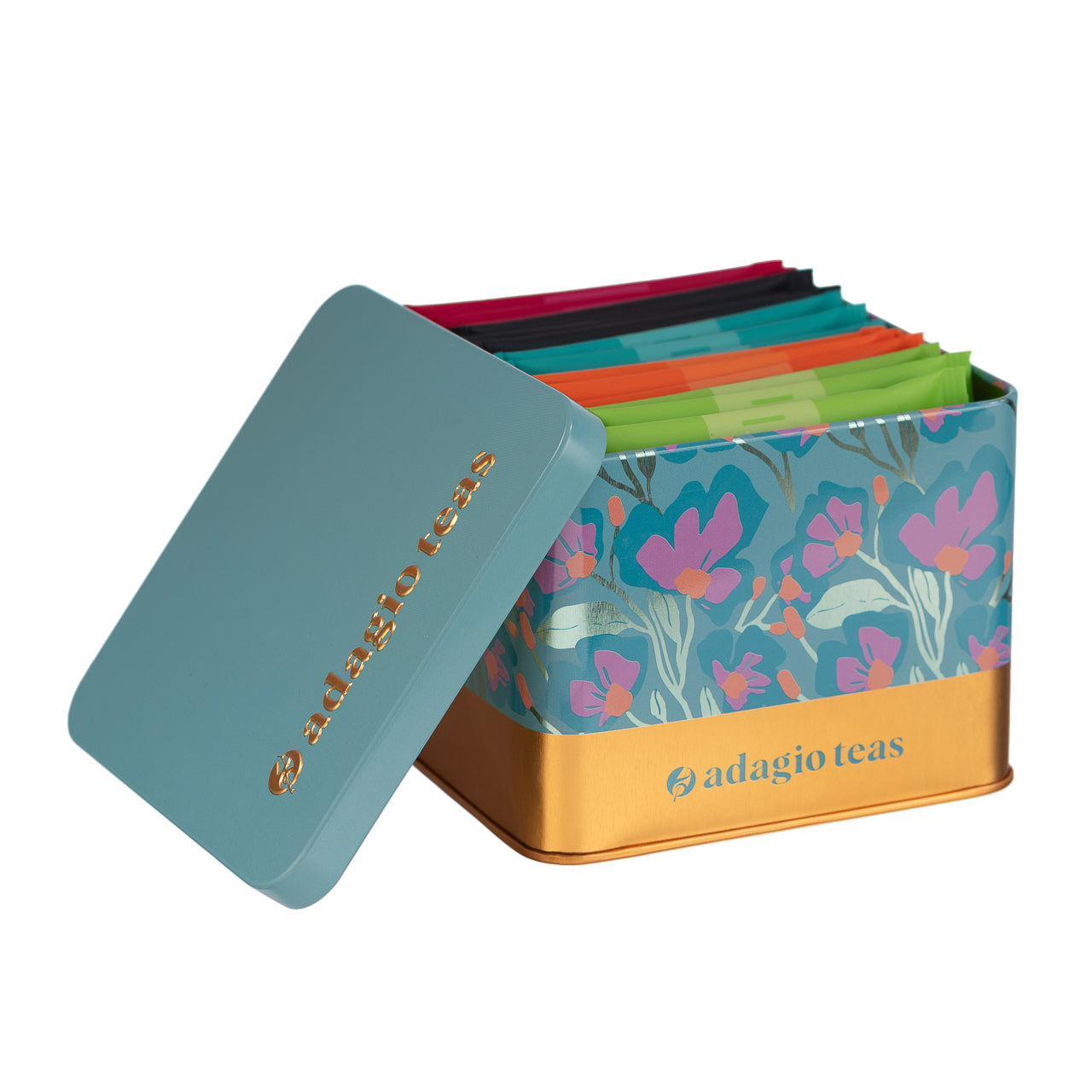 Pack 5 Colores Flores Turquesa