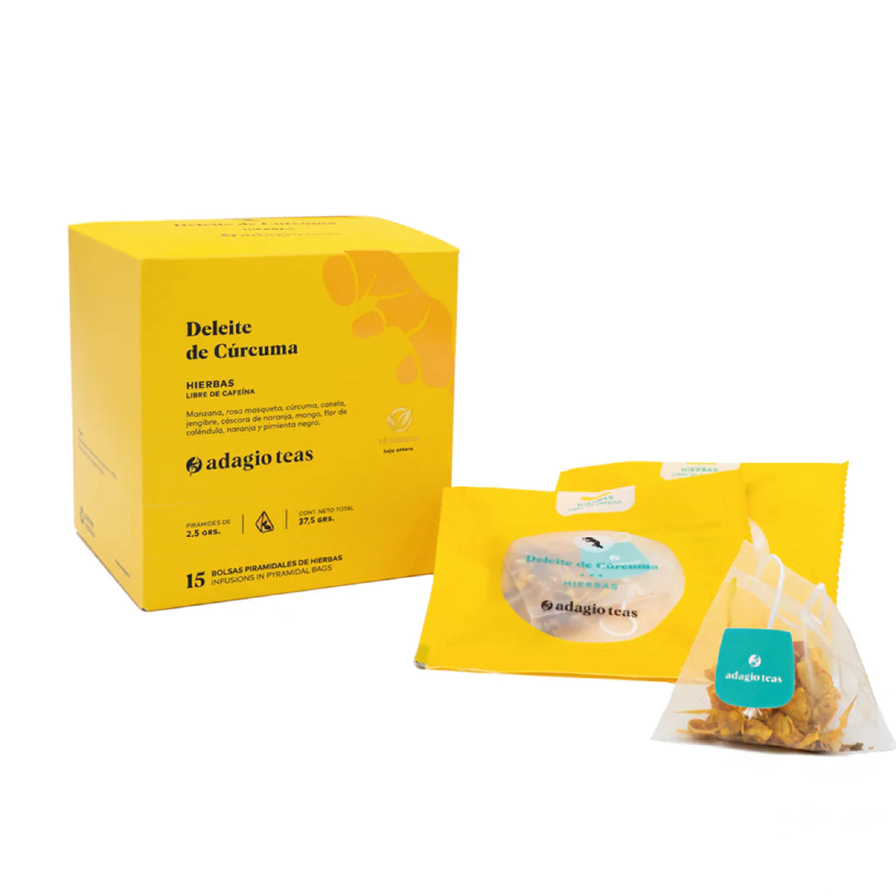 Caja 15 teabags Deleite de Cúrcuma