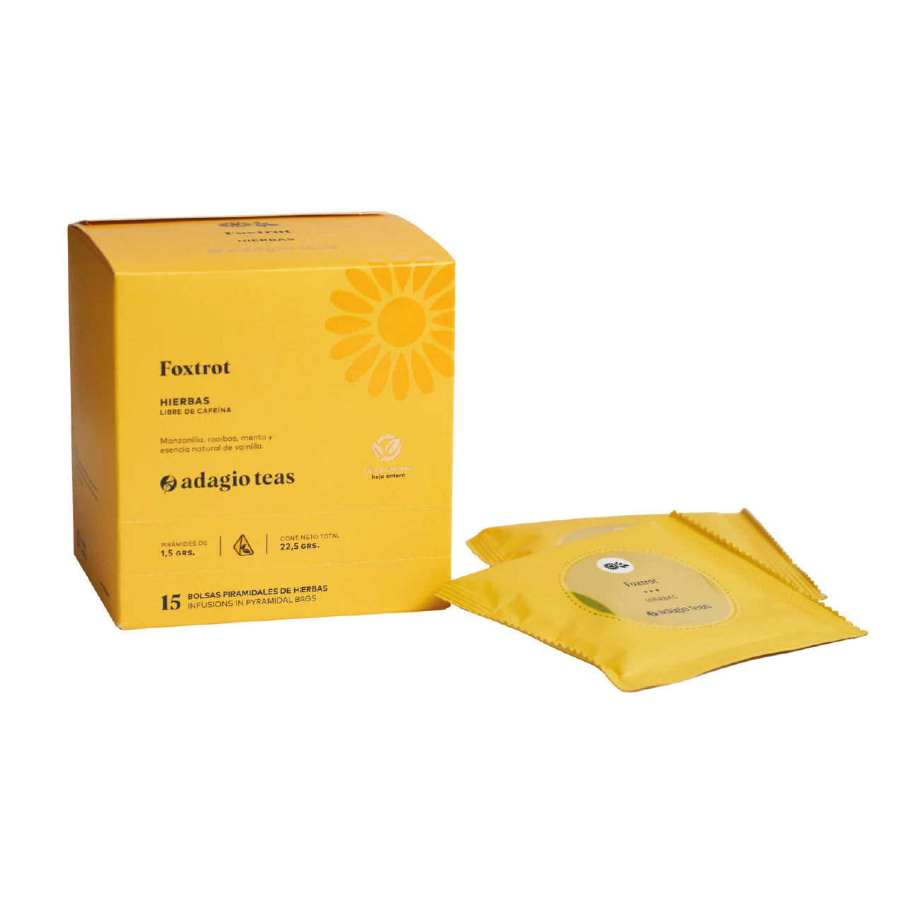 Caja 15 teabags Foxtrot