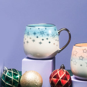 Taza Cerámica Light Blue Navidad