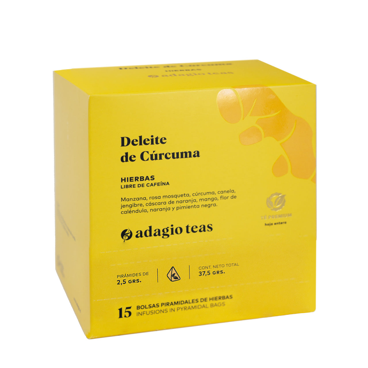 Caja 15 teabags Deleite de Cúrcuma