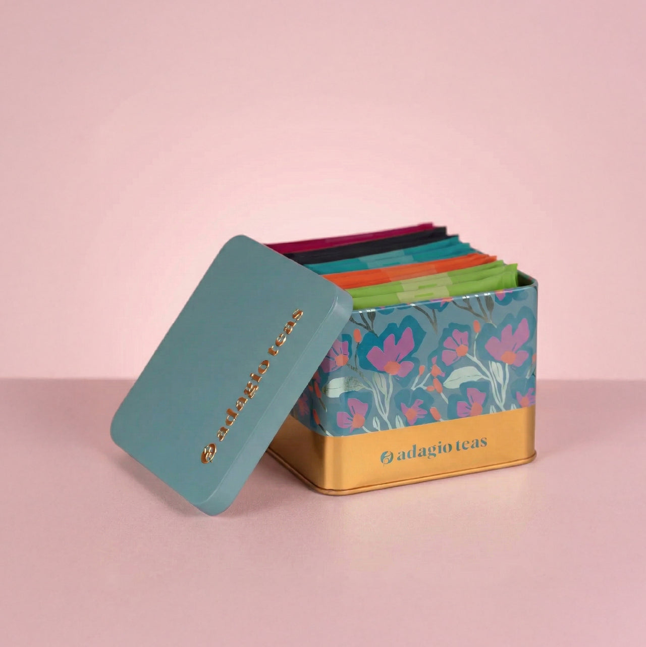 Pack 5 Colores Flores Turquesa