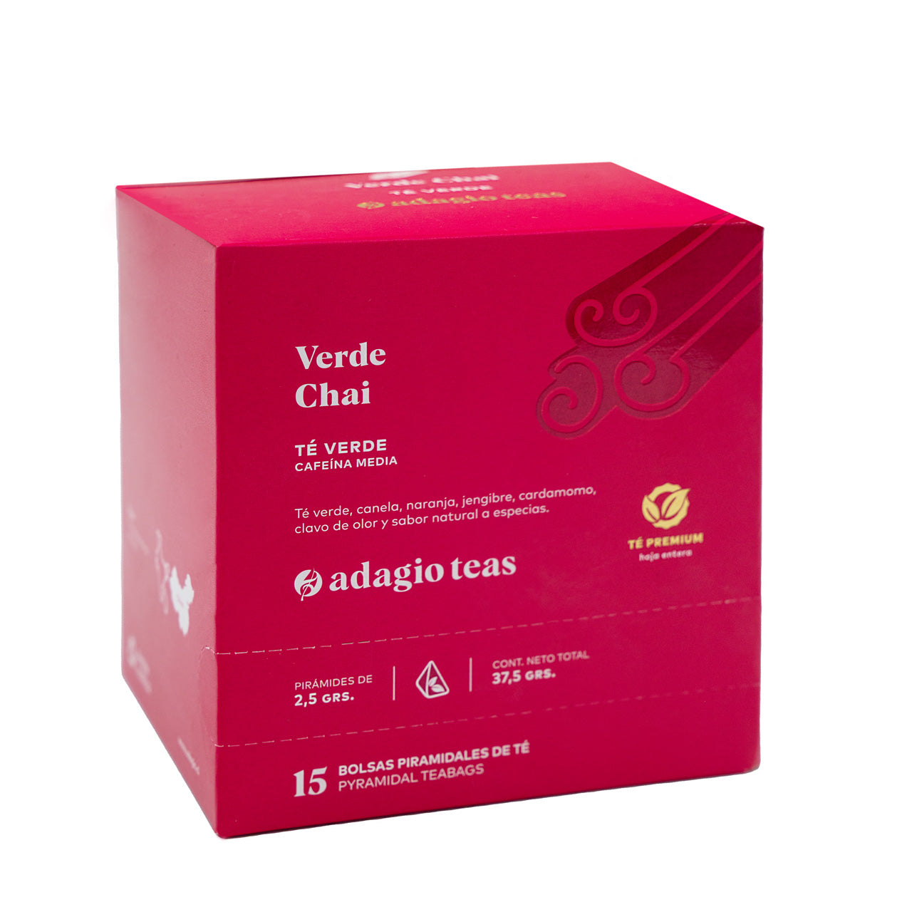 Caja 15 teabags Verde Chai