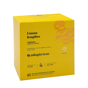 Caja 15 Teabags Limón Jengibre