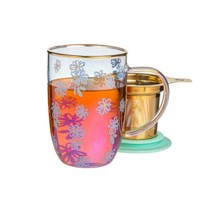 Mug Bhoro Organic Flowers Iridescent