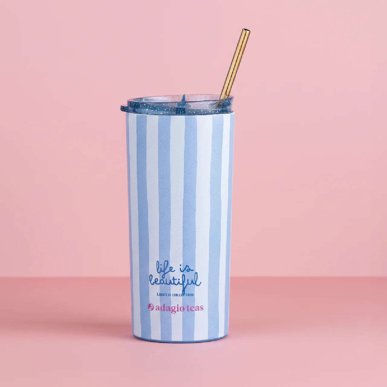 Tumbler Lineas Celeste