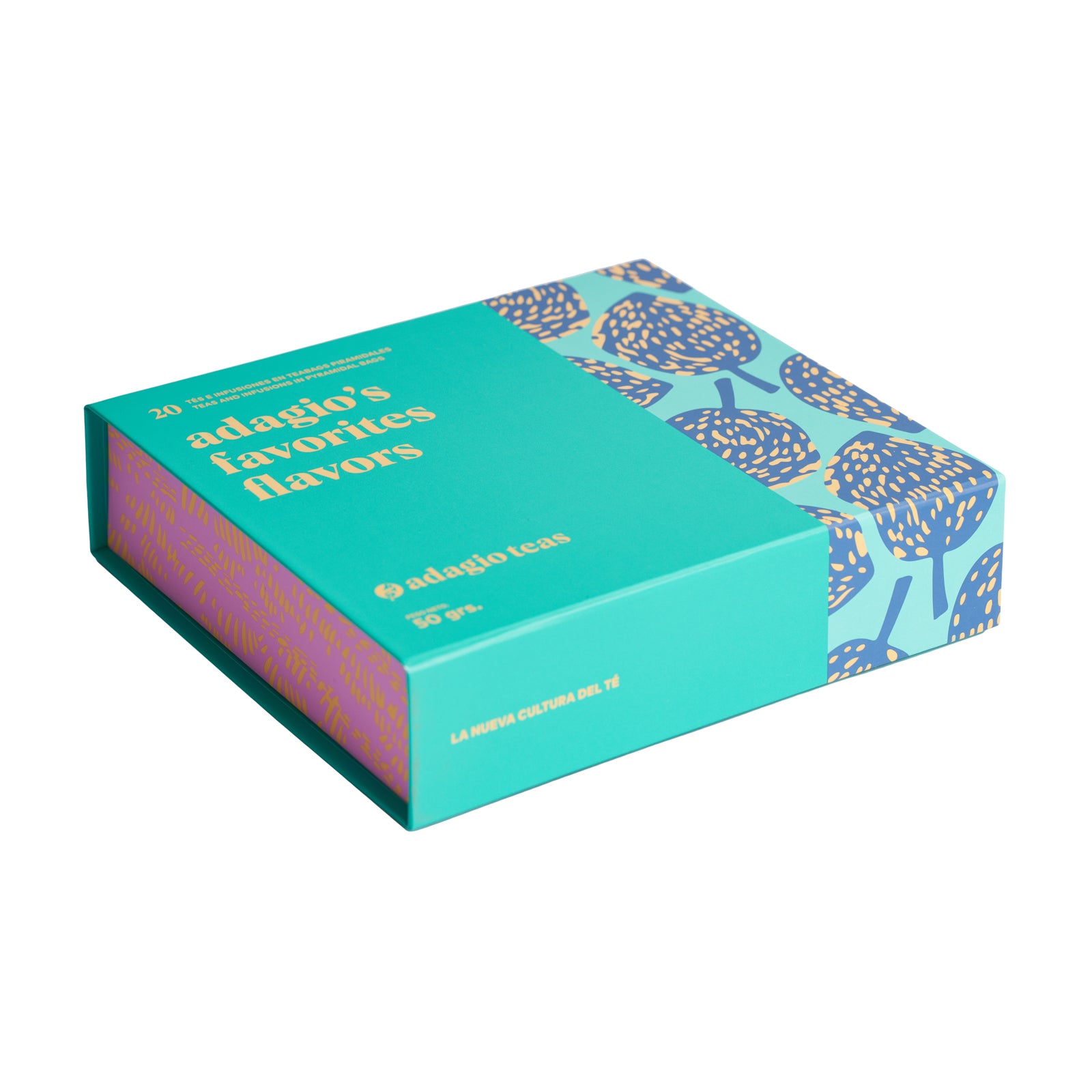Pack 20 te-hebrabags Flores Turquesa